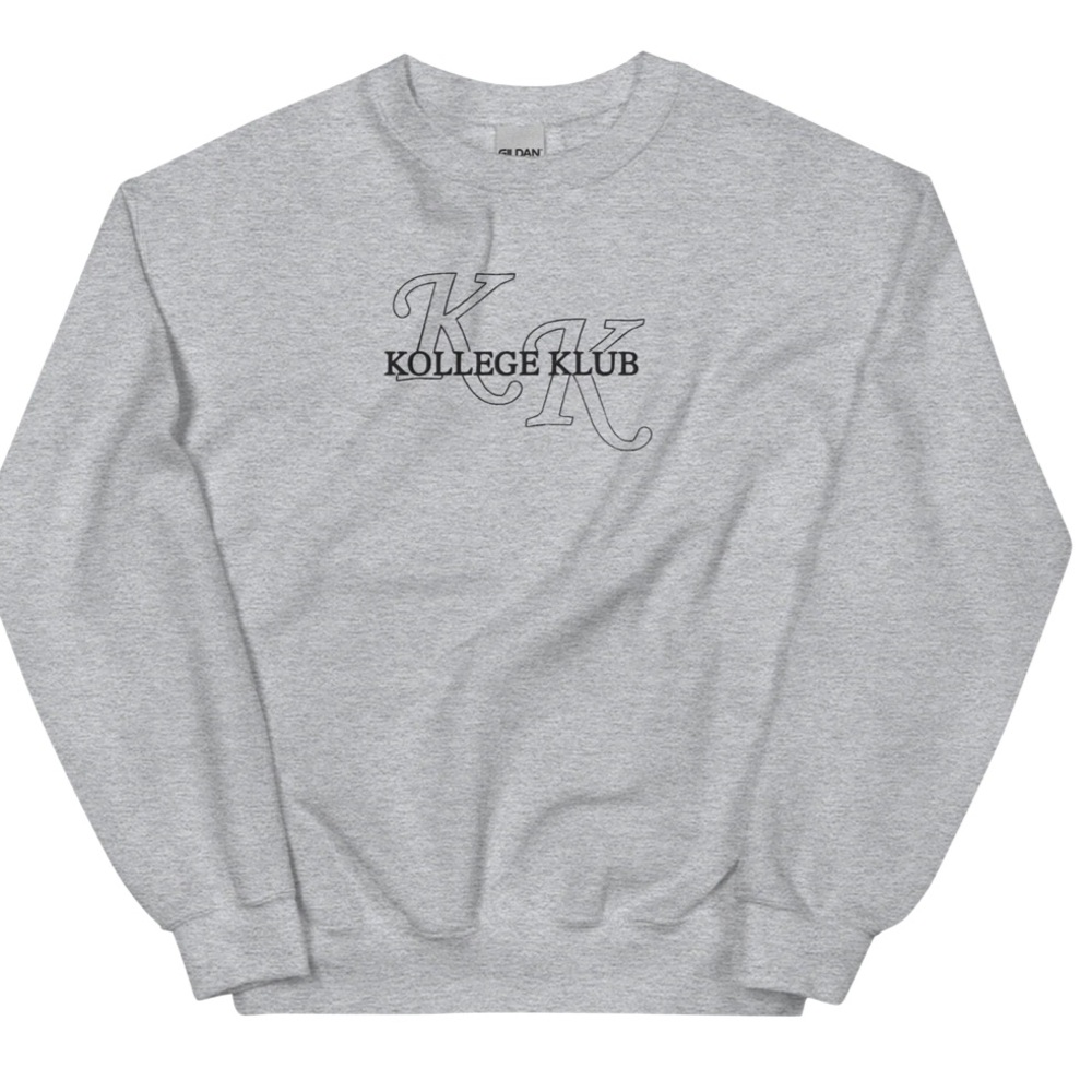 University of Wisconsin Minnesota Kollege Klub Crewneck Sweatshirt Grey size XL